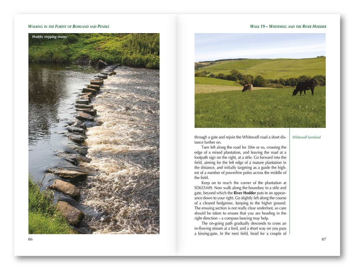 Walking in the Forest of Bowland and Pendle  - Route Photos