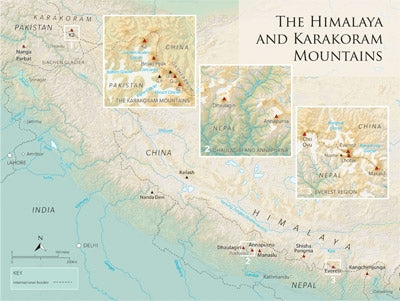 8000 metres - Overview Map