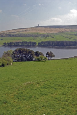 Walking on the West Pennine Moors - Route Photos - Earnsdale Reservoir and Darwen Tower (Walk 13)