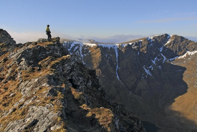 Great Mountain Days in Scotland - Route Photos - Seana Bhraigh from the  Creag an Duine ridge (Walk 6)