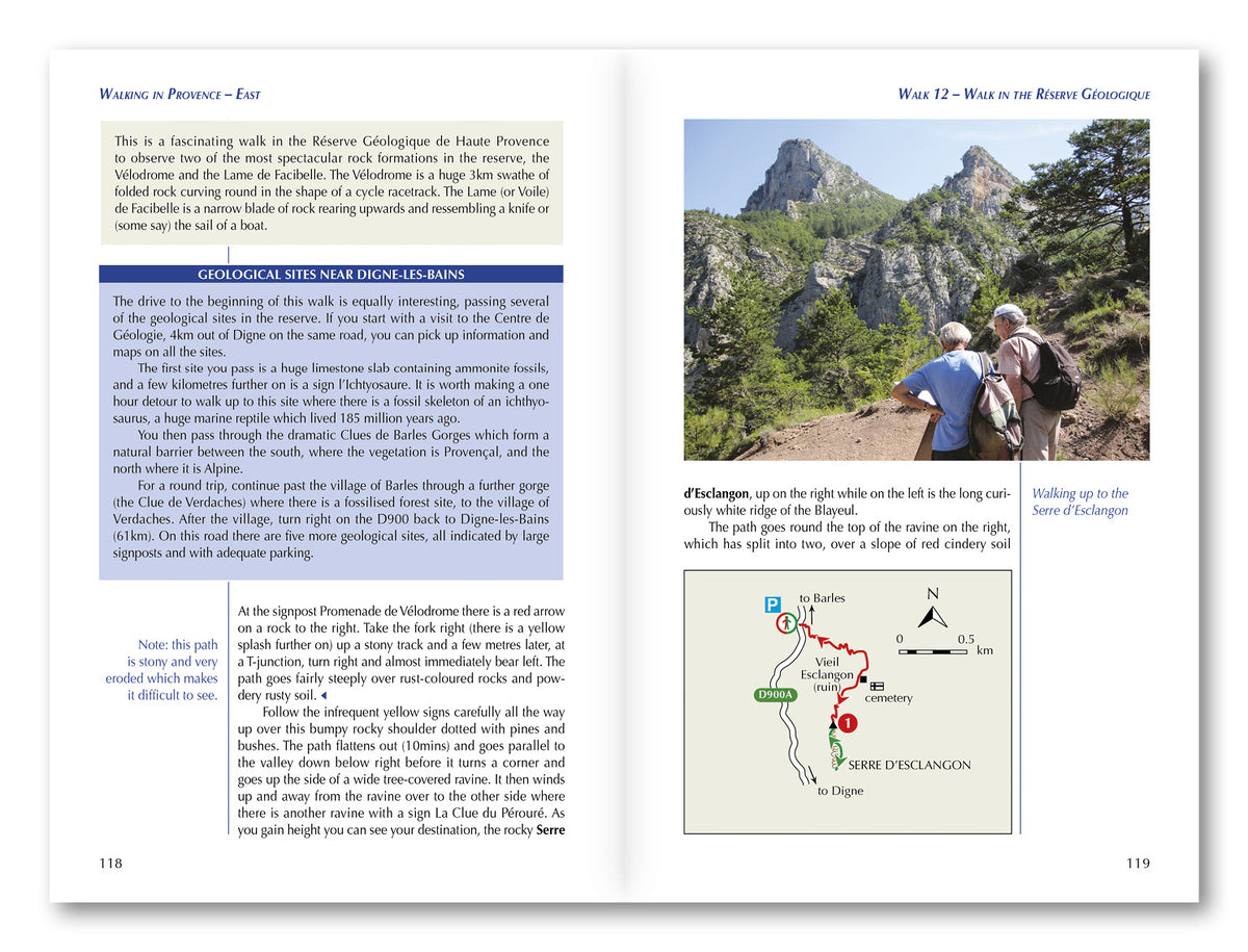 Walking in Provence - East - Route Photos
