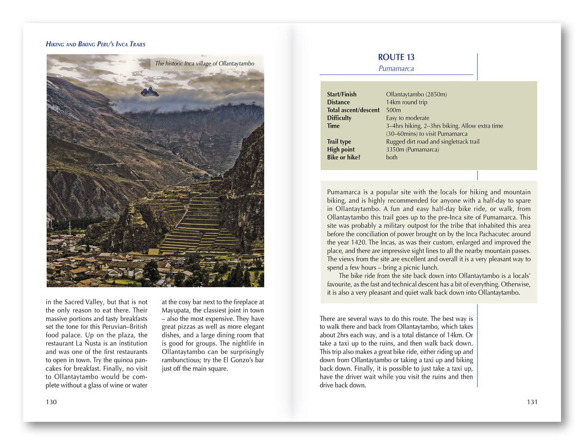 Hiking and Biking Peru's Inca Trails - Route Photos