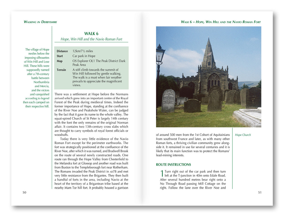 Walking in Derbyshire - Route Photos