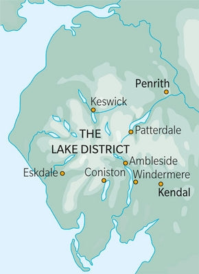 Mountain Biking in the Lake District - Location Map