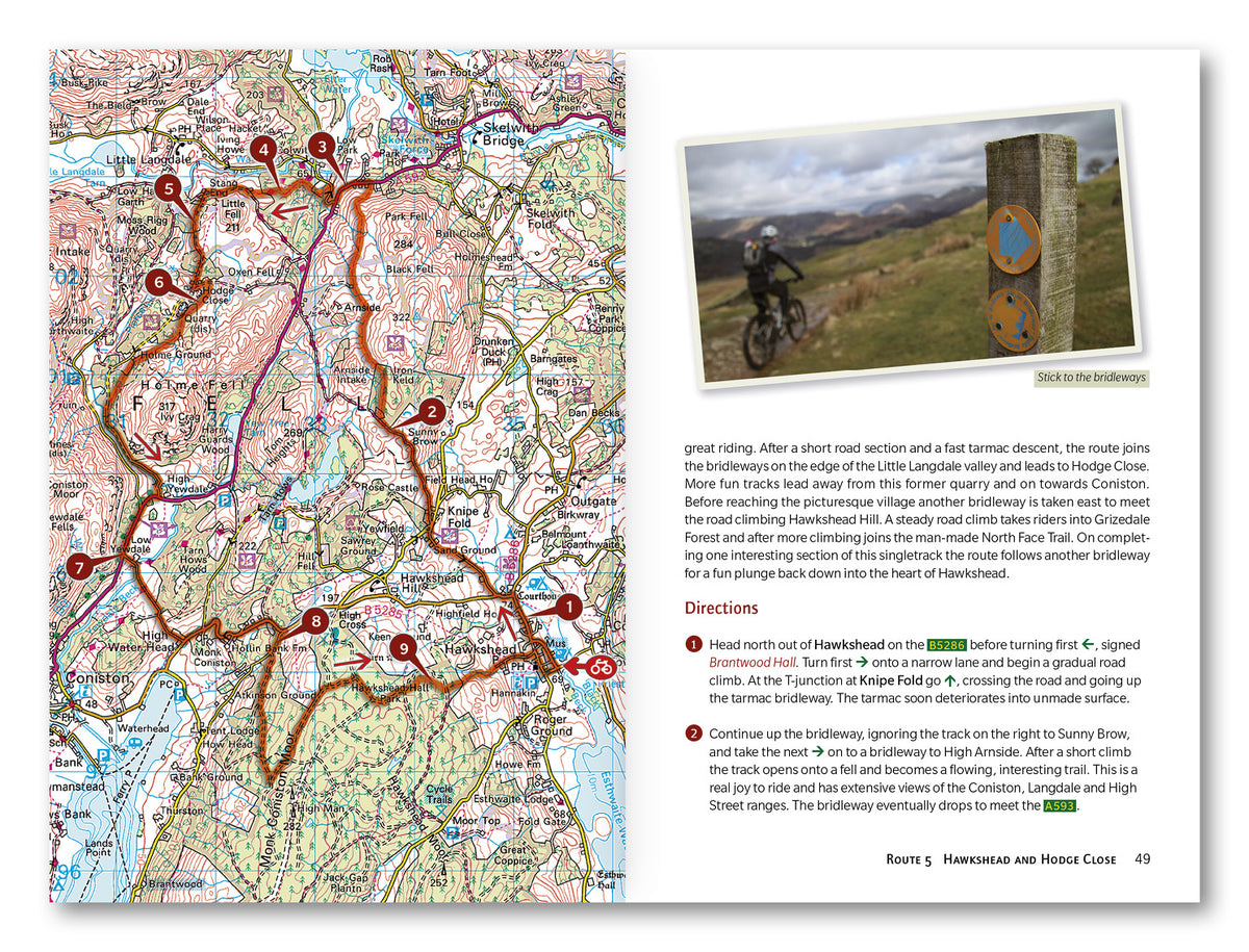 Mountain Biking in the Lake District - Route Photos