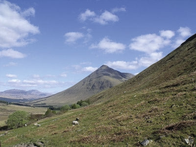 Walking the Corbetts Vol 1 South of the Great Glen - Route Photos - Beinn Dorain from the slopes of Beinn Odhar (Route 31)
