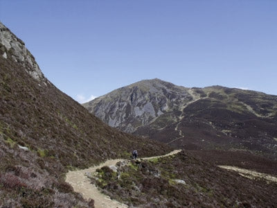 Walking the Corbetts Vol 1 South of the Great Glen - Route Photos - Tourist path to  Ben Vrackie (Route 56)