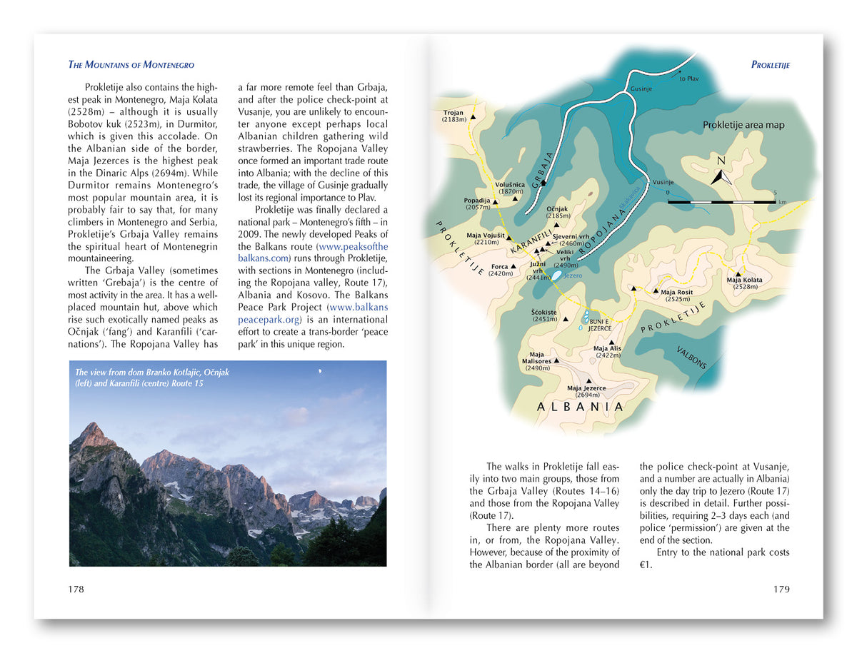 The Mountains of Montenegro - Route Photos
