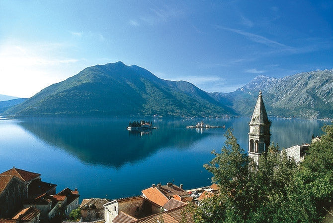 The Mountains of Montenegro - Route Photos - The Bay of Kotor (Boka Kotorska), from Perast