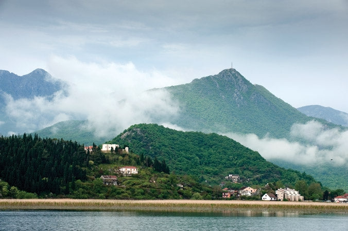 The Mountains of Montenegro - Route Photos - The small town of Virpazar, gateway to Lake Skadar National Park (Walk 7)