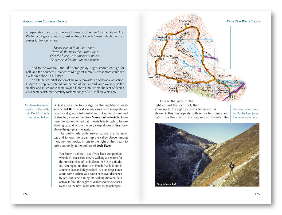 Walking in the Southern Uplands - Route Photos