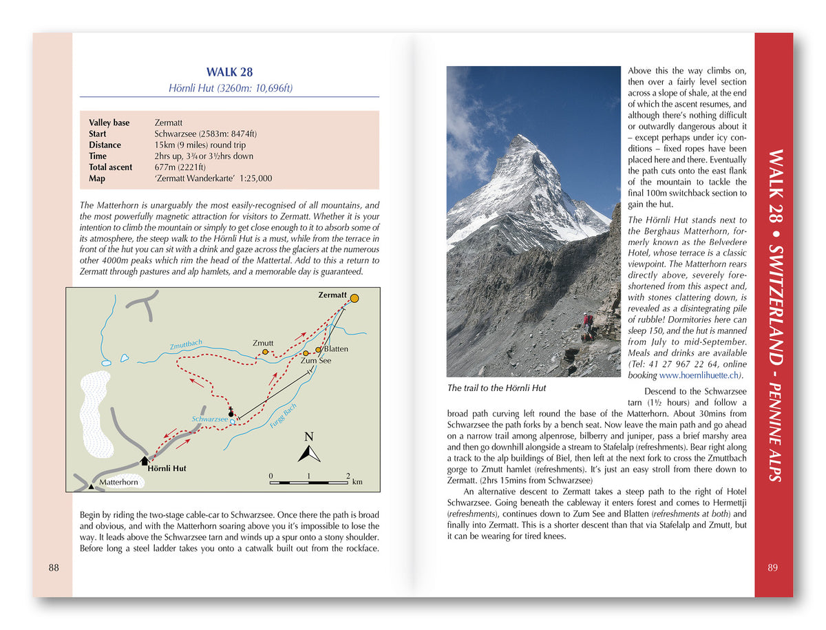 100 Hut Walks in the Alps - Route Photos