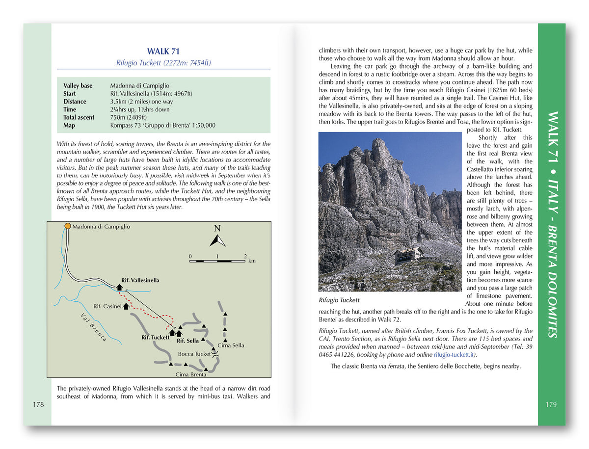 100 Hut Walks in the Alps - Route Photos