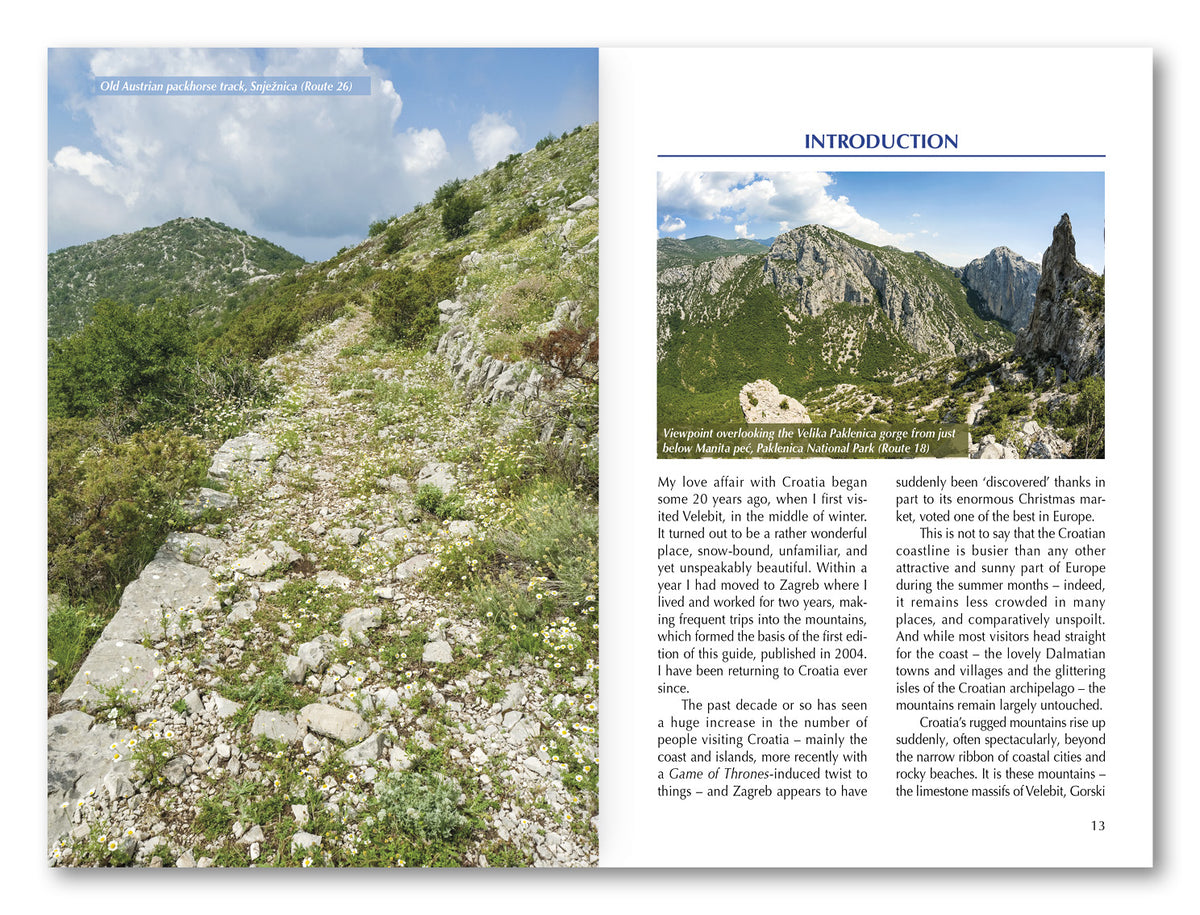 Walks and Treks in Croatia - Route Photos