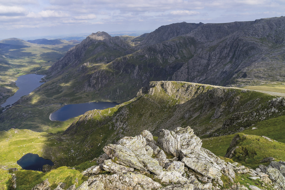 The Big Rounds - Route Photos - Ogwen Valley from Y Garn (leg 4, Paddy Buckley Round)