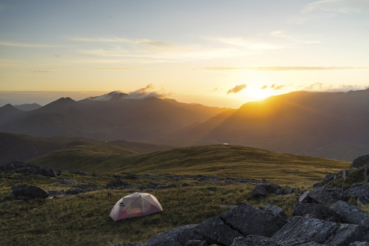 The Big Rounds - Route Photos - Camping just off the summit of Siabod (leg 1, Paddy Buckley Round)