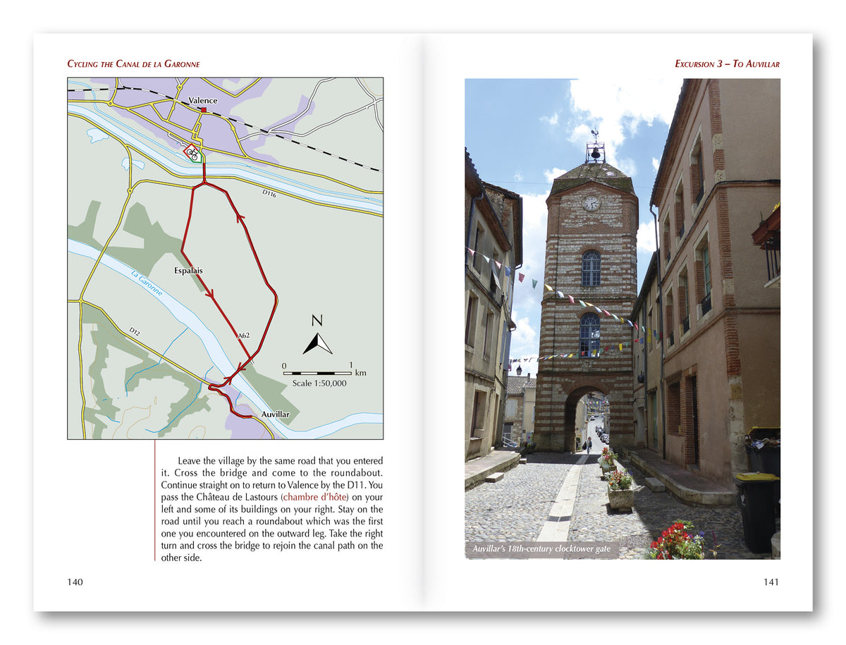 Cycling the Canal de la Garonne - Route Photos