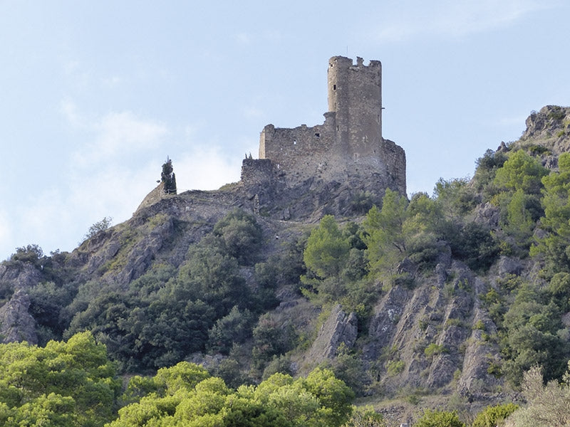 Cycling the Canal du Midi - Route Photos - One of the Lastours castles