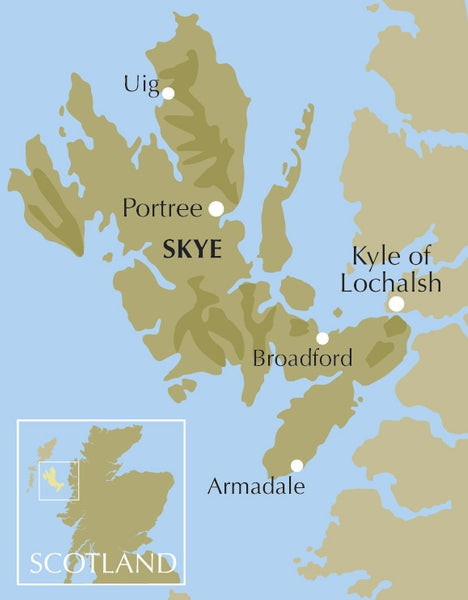 The Isle of Skye - Location Map