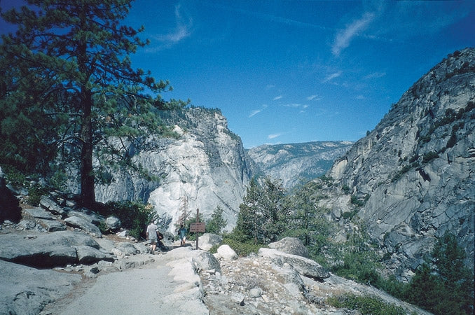 The John Muir Trail - Route Photos - On the JMT in Yosemite en route to Nevada Falls (Day 1)