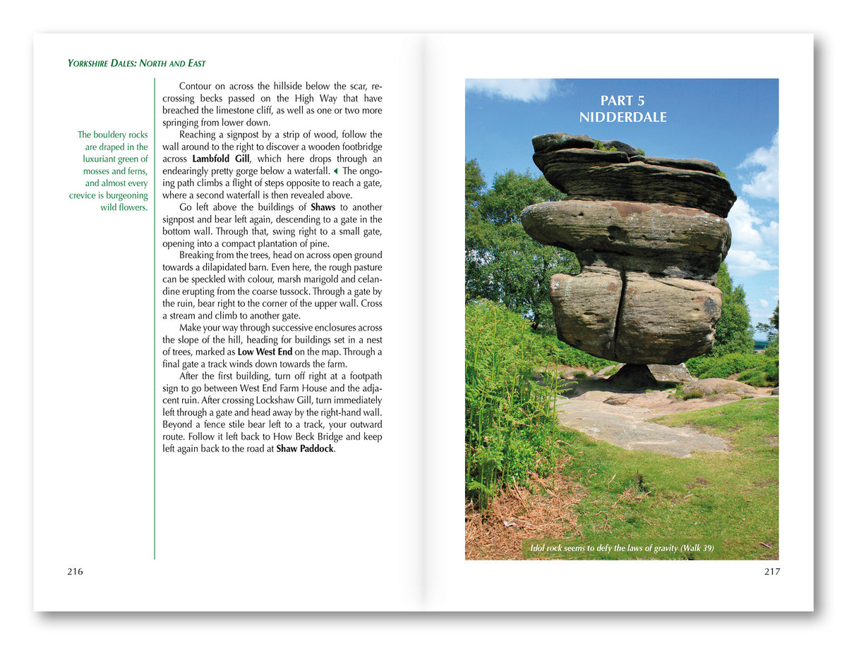 Walking in the Yorkshire Dales: North and East - Route Photos