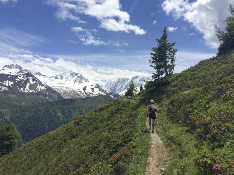 Trail Running - Chamonix and the Mont Blanc region - Route Photos - Running towards Refuge de Loriaz (Route 10)