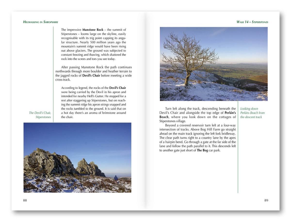 Hillwalking in Shropshire - Route Photos