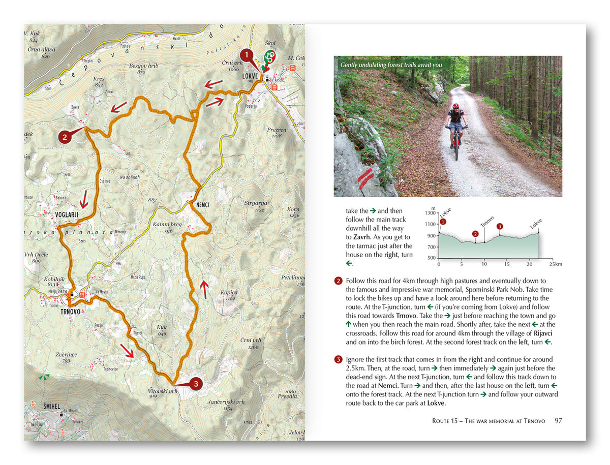 Mountain Biking in Slovenia - Route Photos