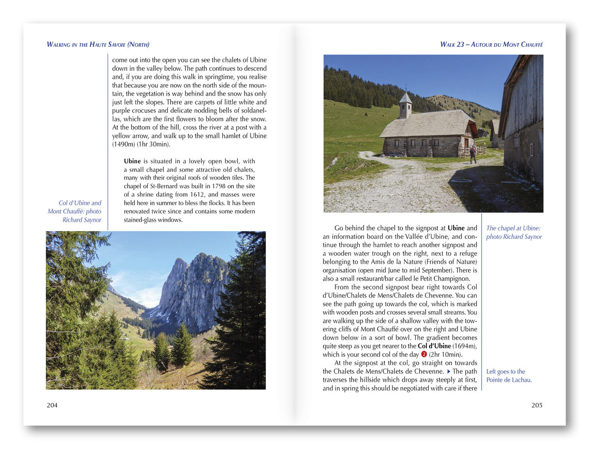Walking in the Haute Savoie: North - Route Photos