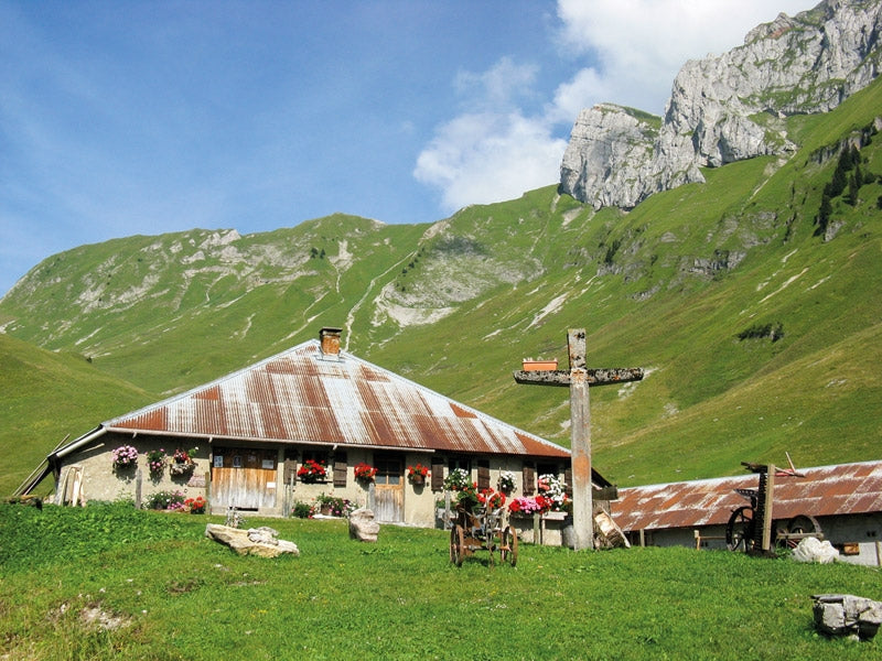 Walking in the Haute Savoie: North - Route Photos - The Alpine Museum at the Chalets de Bise (Walk 21)