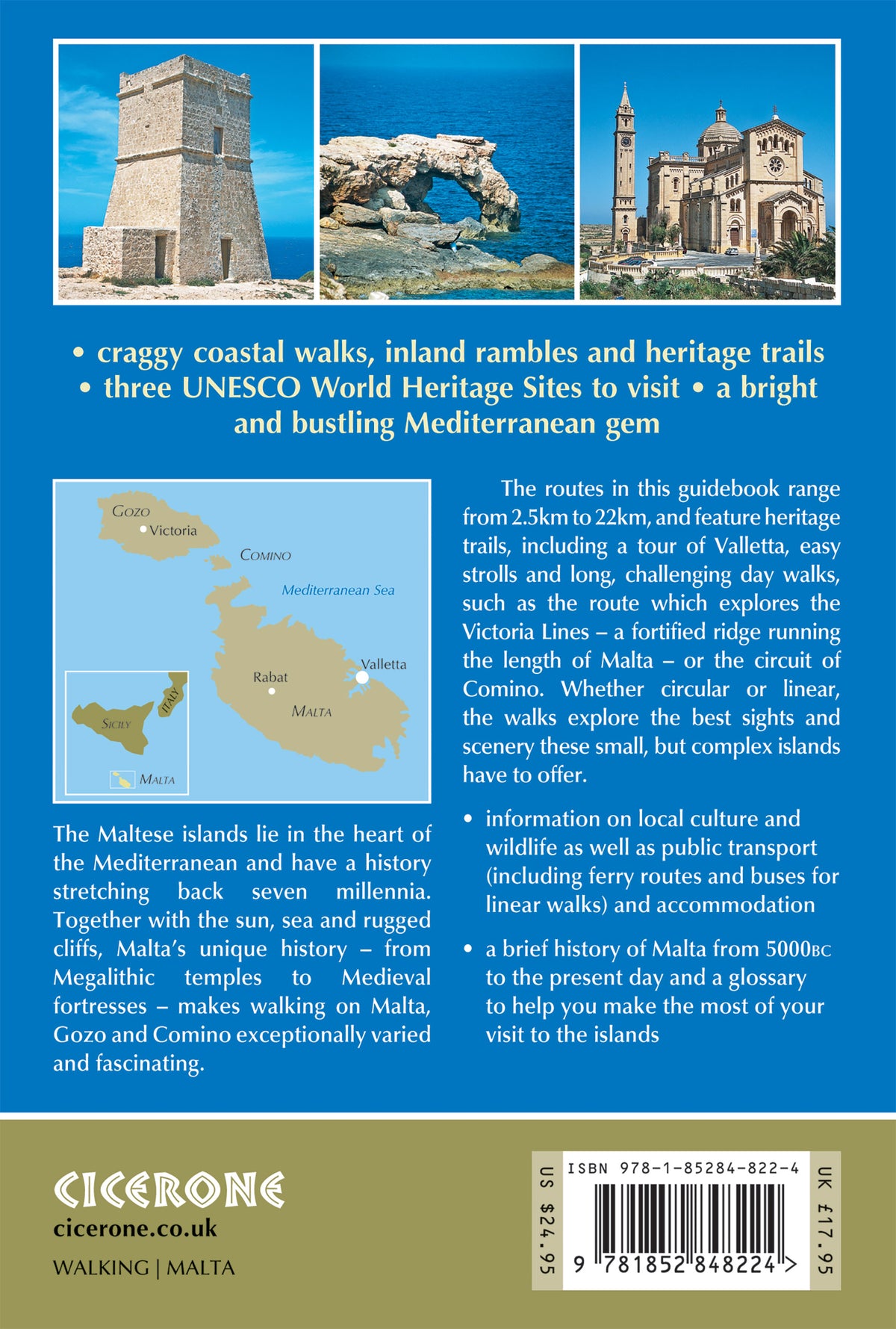 Walking on Malta - Back Cover