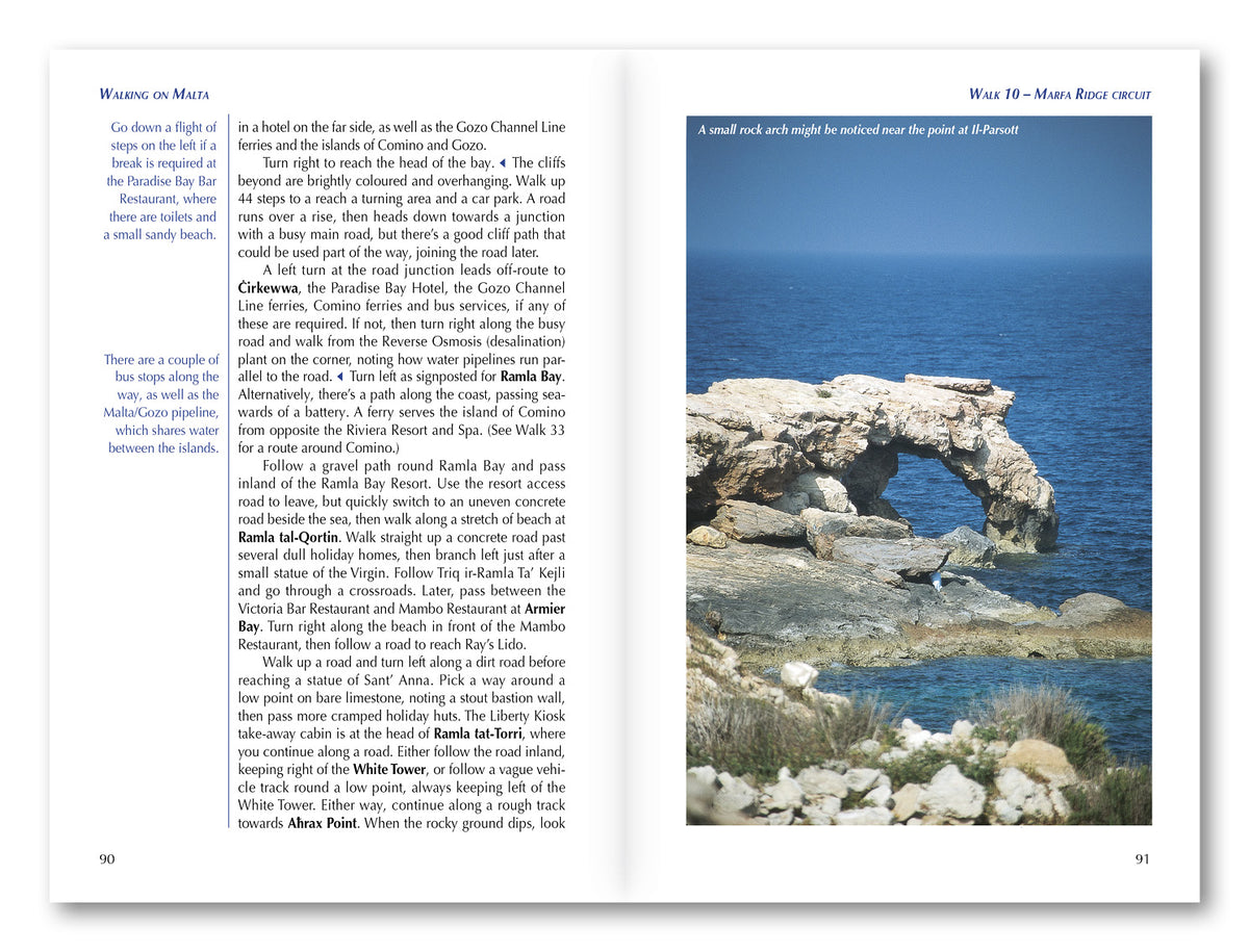 Walking on Malta - Route Photos