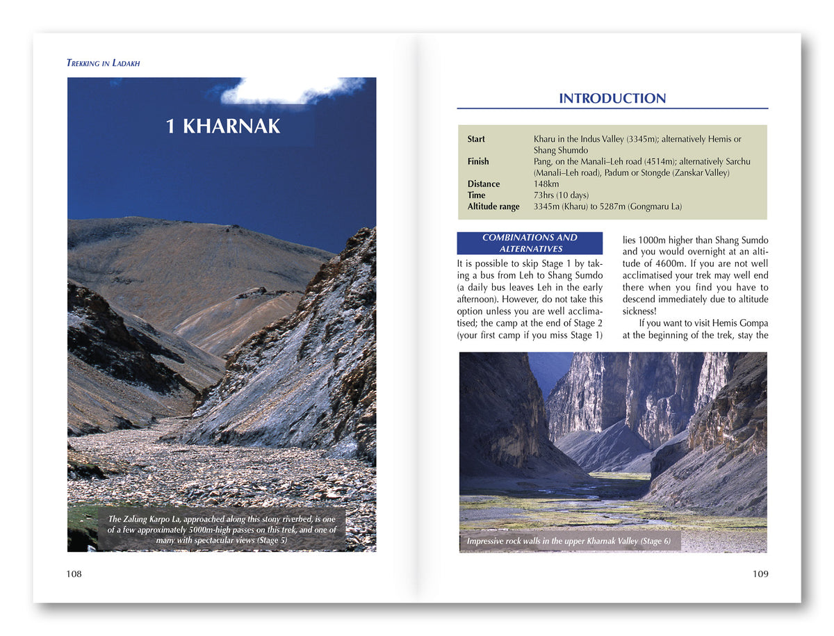 Trekking in Ladakh - Route Photos