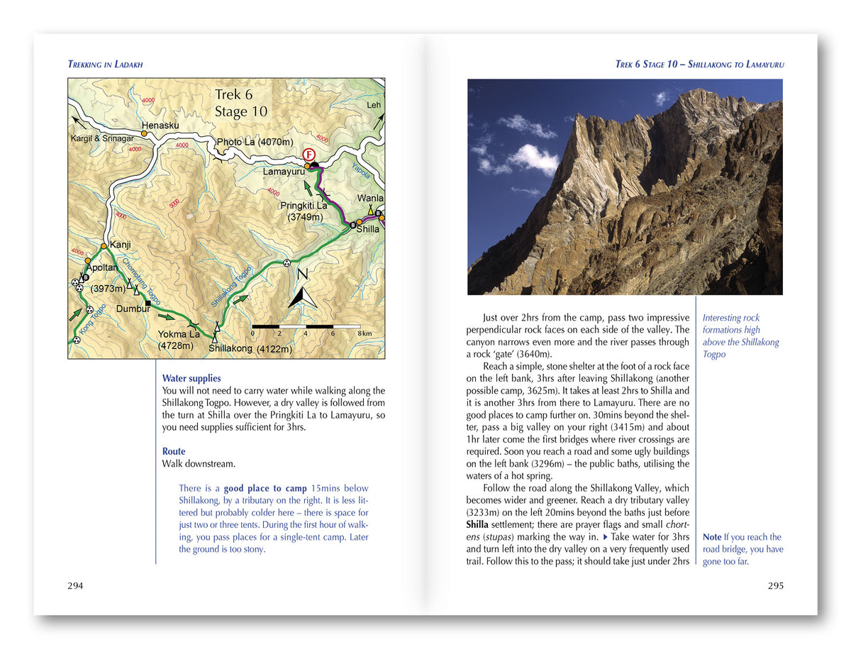 Trekking in Ladakh - Route Photos