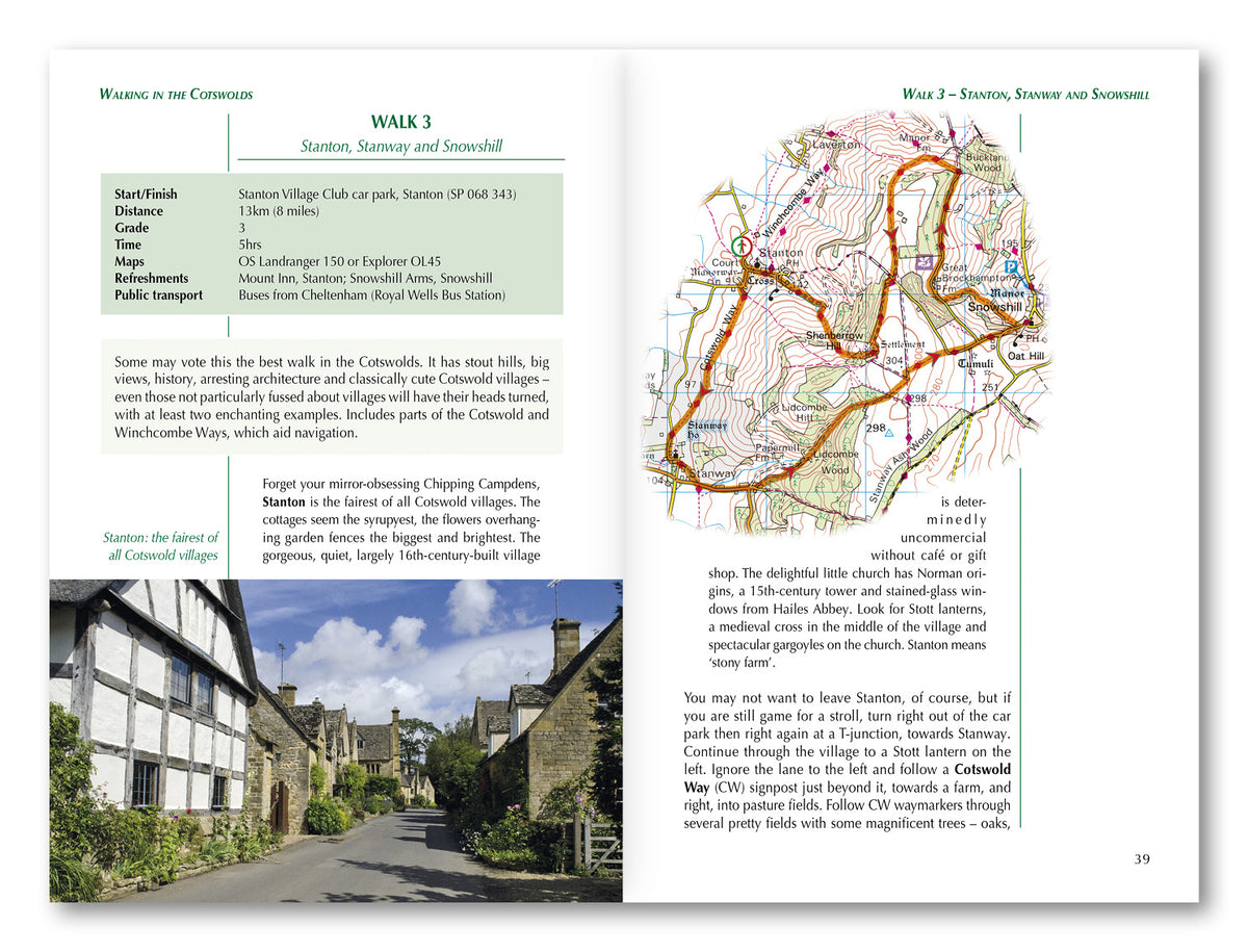 Walking in the Cotswolds - Route Photos