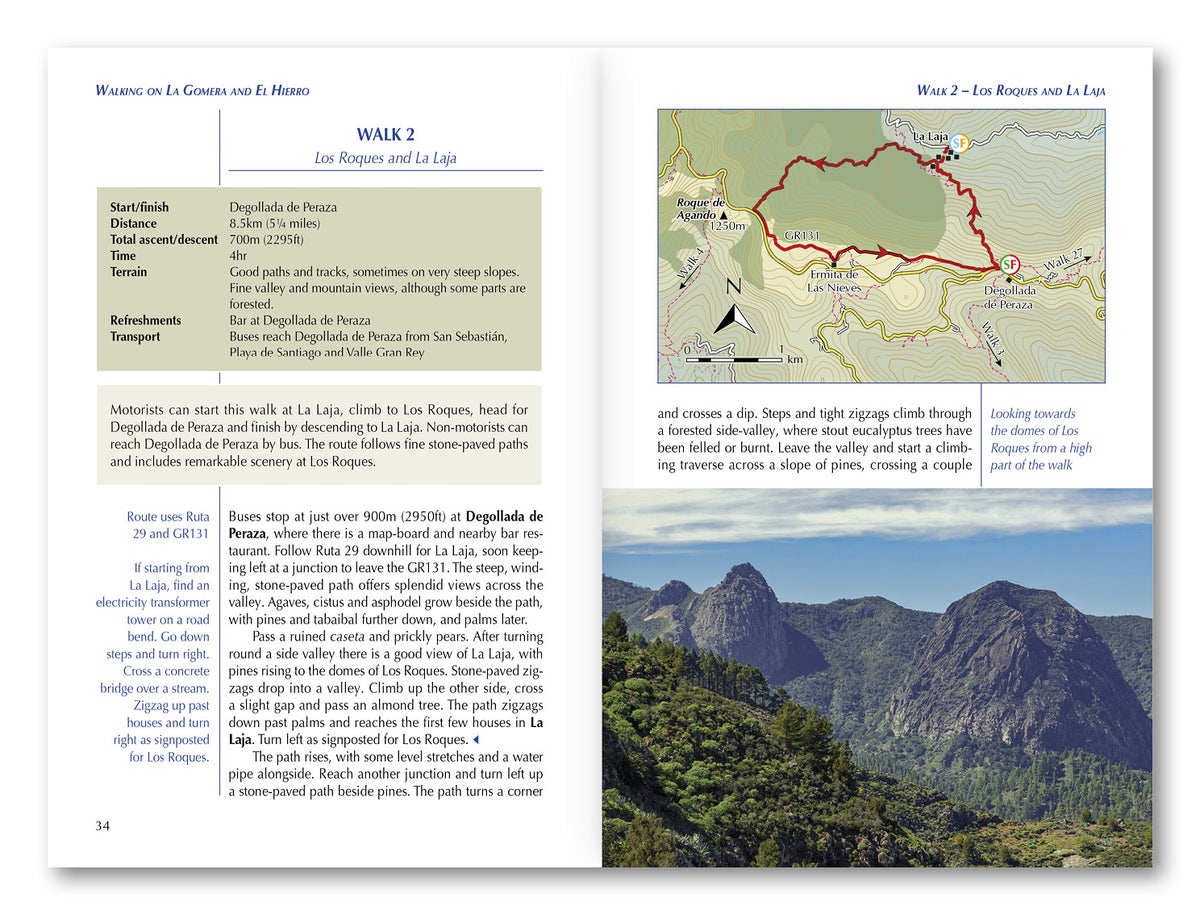 Walking on La Gomera and El Hierro - Route Photos