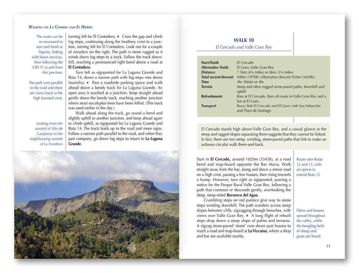 Walking on La Gomera and El Hierro - Route Photos