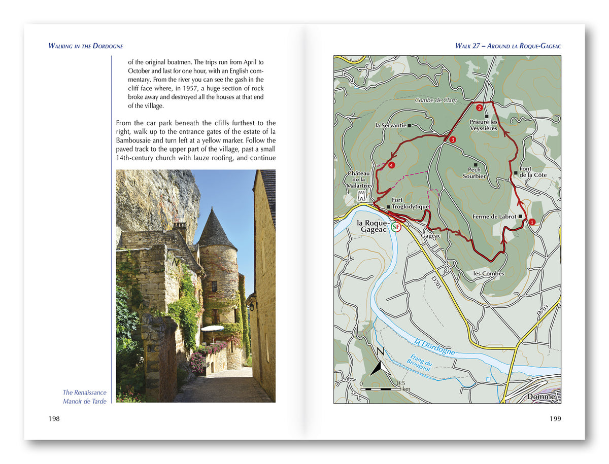 Walking in the Dordogne - Route Photos