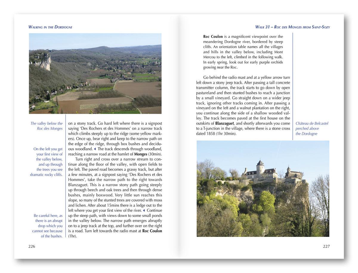 Walking in the Dordogne - Route Photos