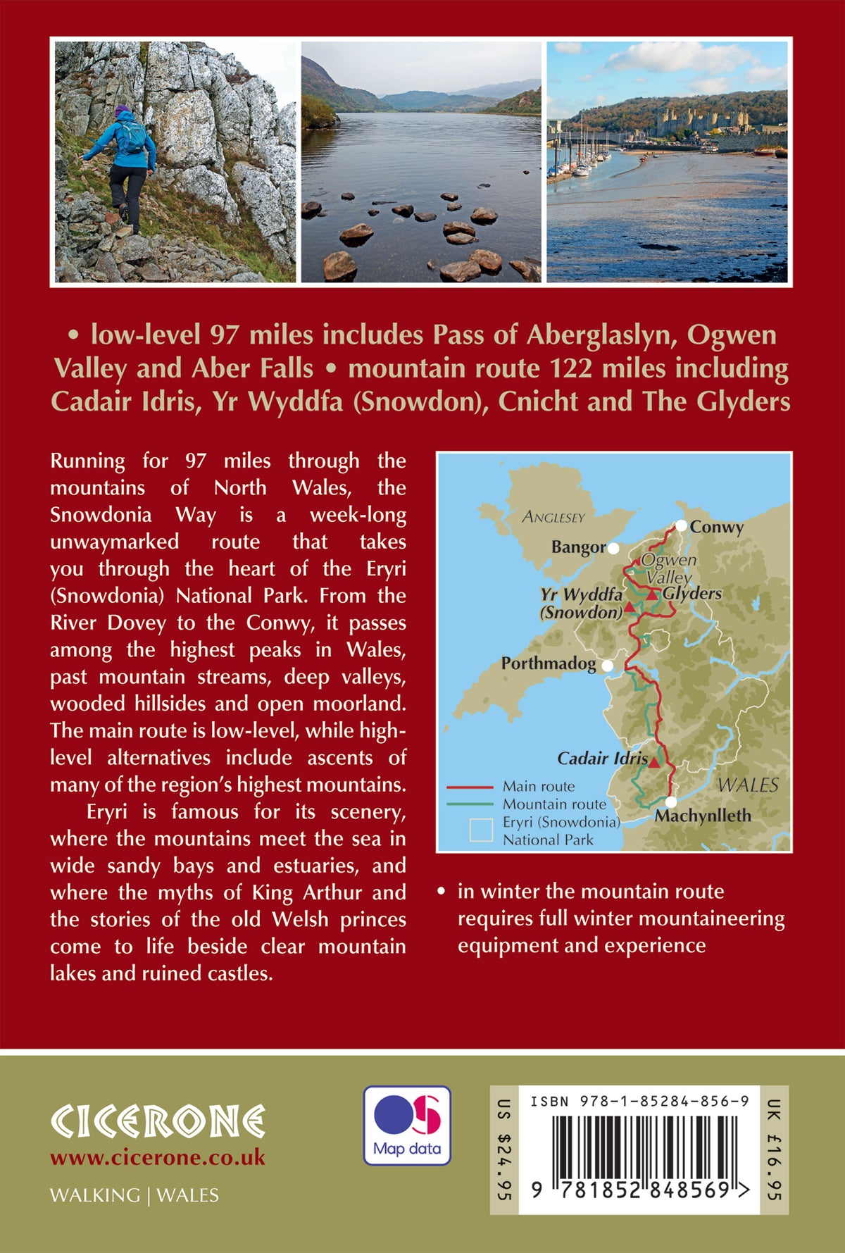 The Snowdonia Way - Back Cover