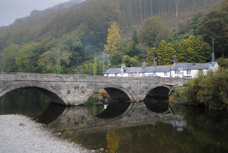 The Snowdonia Way - Route Photos - The first road bridge over the Dyfi (Stage 1)