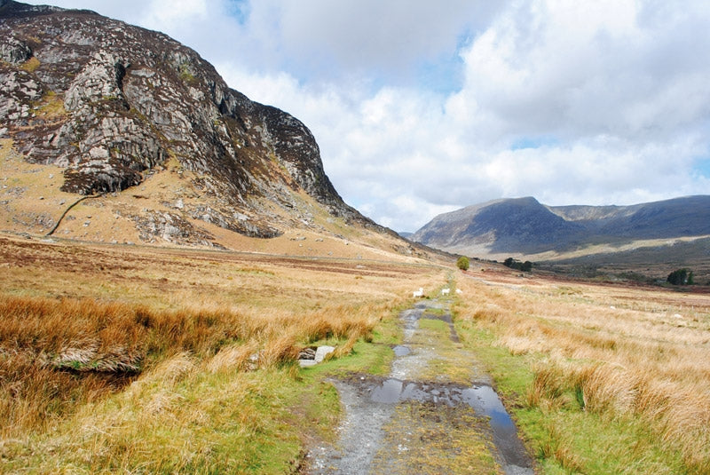 The Snowdonia Way - Route Photos - The entrance to Ogwen Valley is dominated by Gallt yr Ogof (Stage 5)