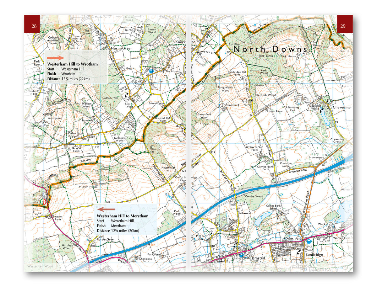 The North Downs Way - Route Photos