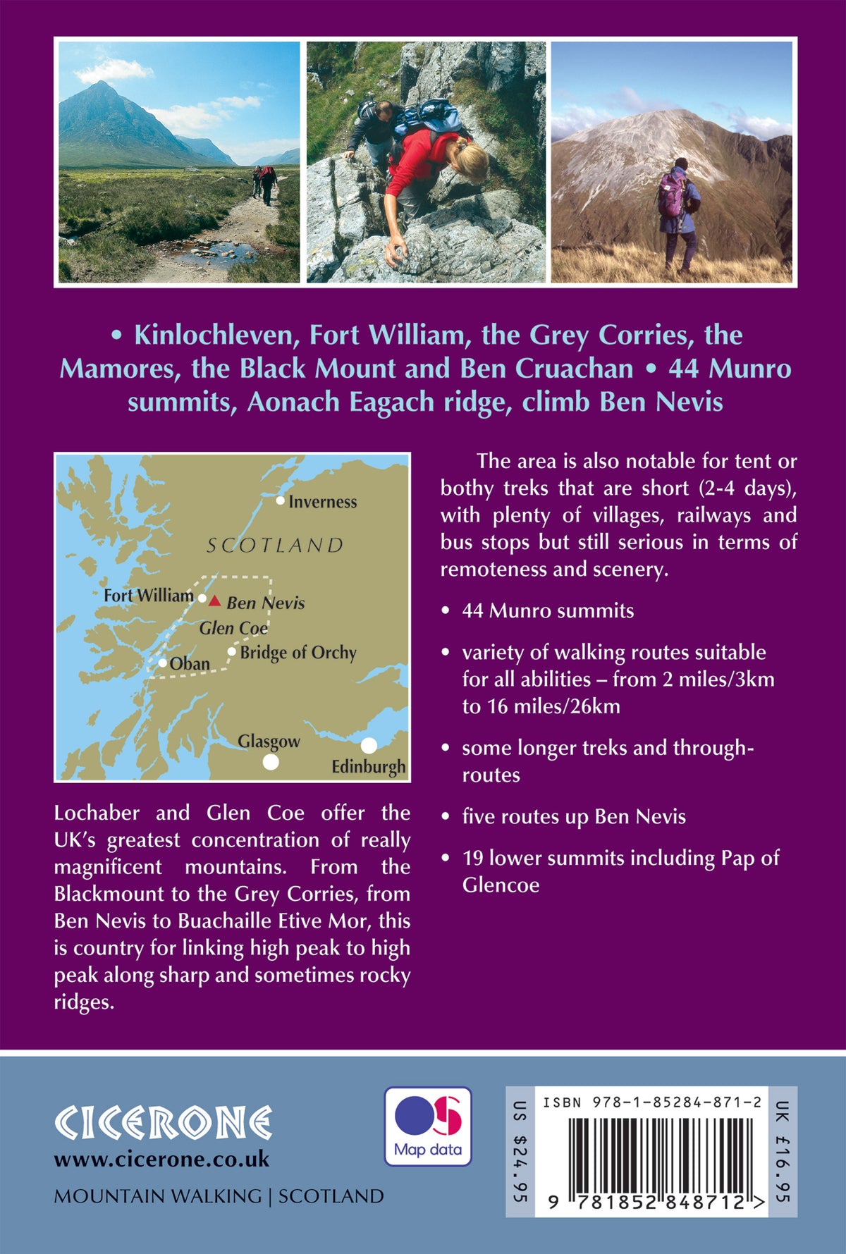 Ben Nevis and Glen Coe - Back Cover