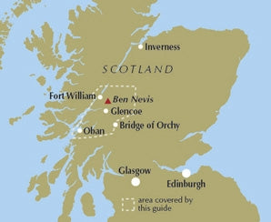 Ben Nevis and Glen Coe - Location Map