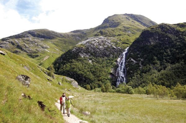 Ben Nevis and Glen Coe - Route Photos - Steall Falls (Route 5)