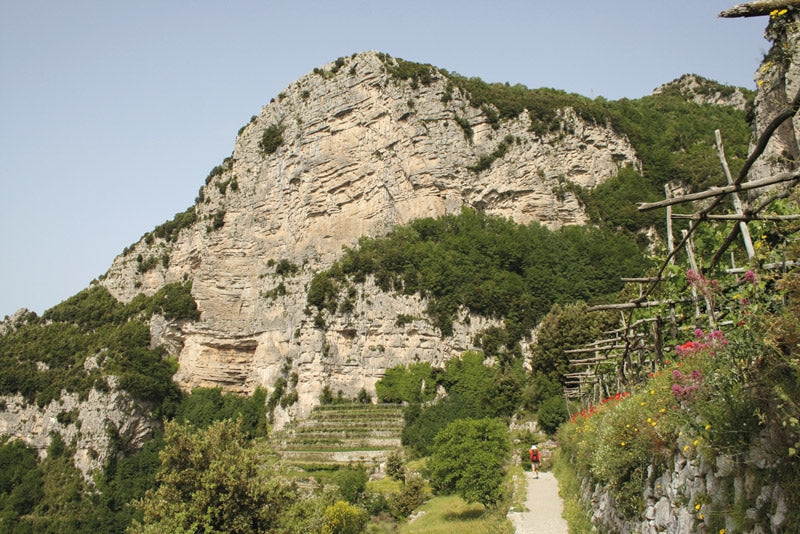 Walking on the Amalfi Coast - Route Photos - The beautiful setting of the Sentiero degli Dei (Walk 20)