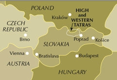 The High Tatras - Location Map
