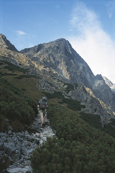 The High Tatras - Route Photos - Approaching Velká Švištovka on the Tatranská Magistrála (photo: R Turnbull)