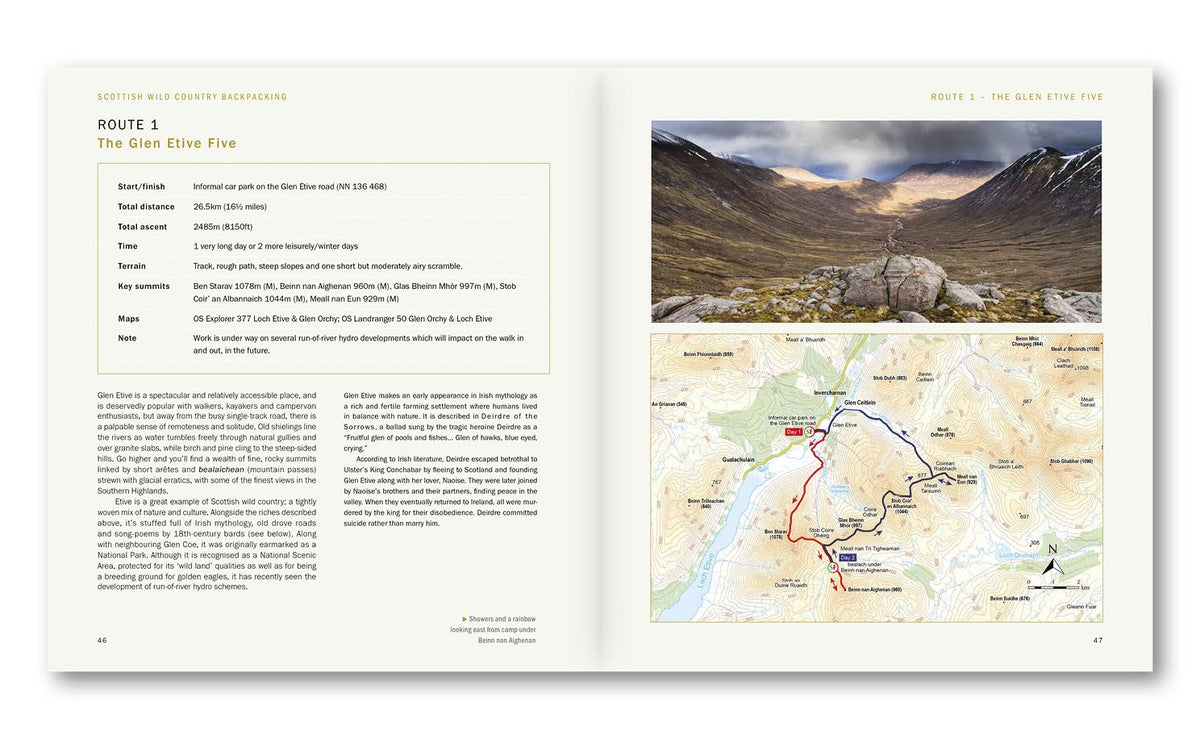 Scottish Wild Country Backpacking - Route Photos